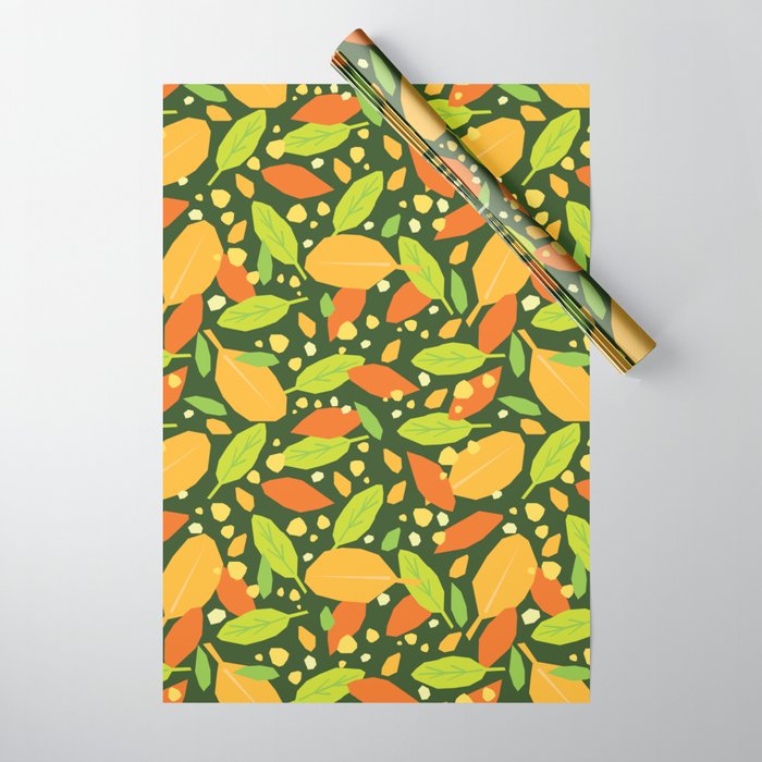 Foliage pattern Wrapping Paper Gallery Image 1