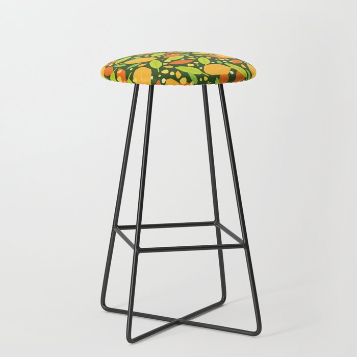 Foliage pattern Stool Gallery Image 1