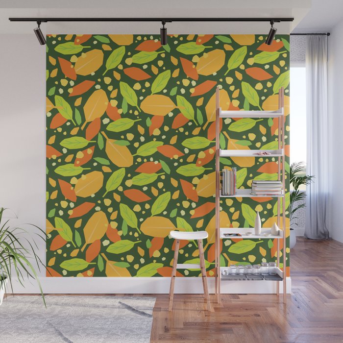 Foliage pattern Wall Mural Gallery Image 1
