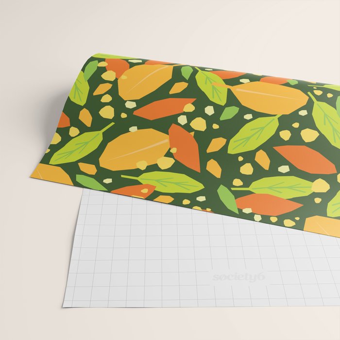 Foliage pattern Wrapping Paper Gallery Image 2