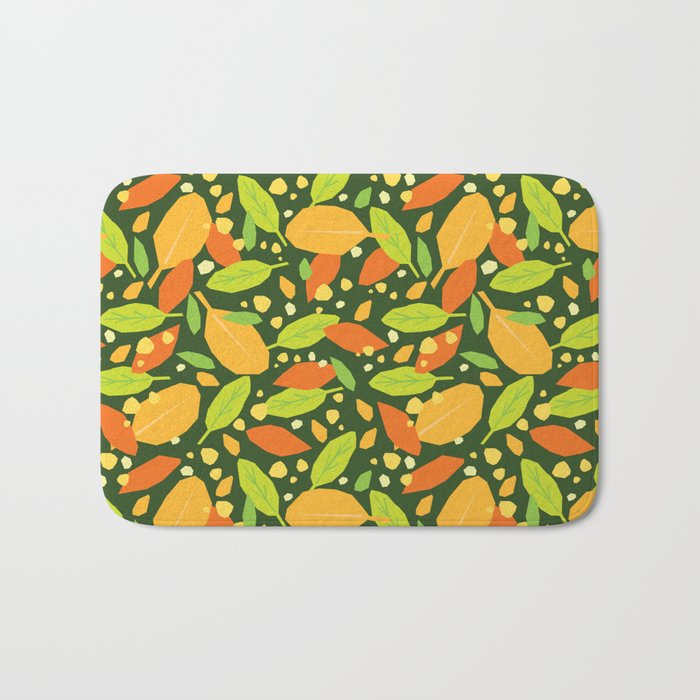 Foliage pattern Bath Mat Gallery Image 1