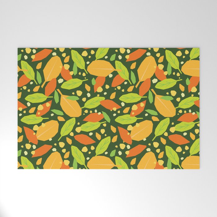 Foliage pattern Welcome Mat Gallery Image 1