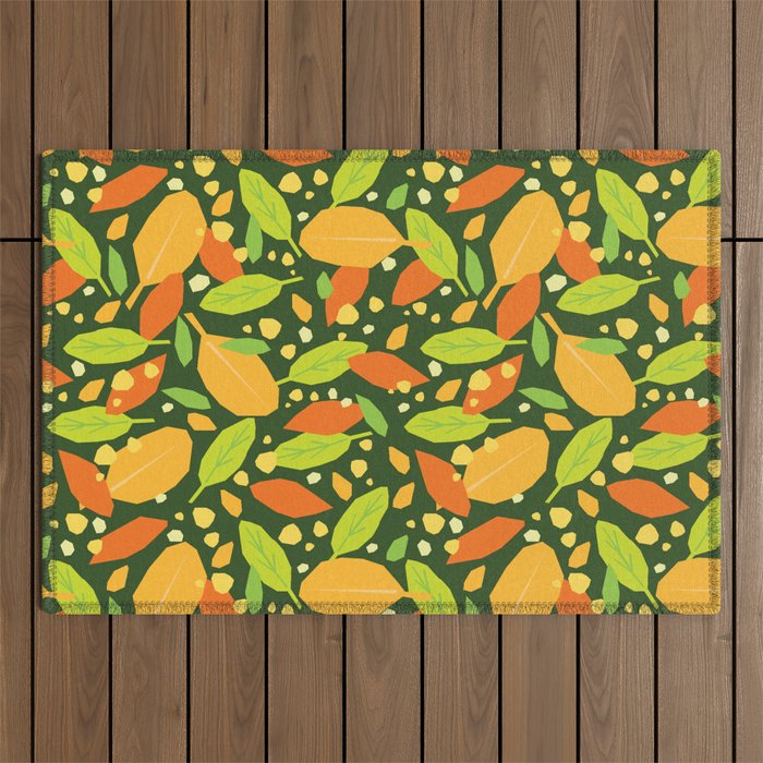 Foliage pattern Outdoor Rug Gallery Image 1