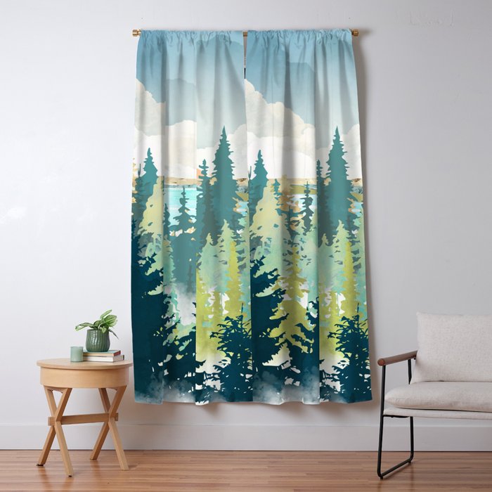 Summer View Window Curtain Gallery Image 1