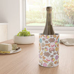 Mexican Sweet Bakery Frenzy // white background // pastel colors pan dulce Wine Chiller Gallery Image 4