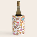 Mexican Sweet Bakery Frenzy // white background // pastel colors pan dulce Wine Chiller Gallery Image 2