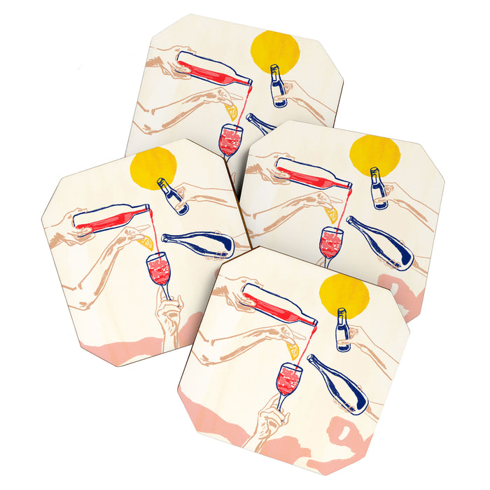 Sunset Cheers Coaster Gallery Image 1