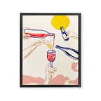 Sunset Cheers Framed Canvas Print Gallery Image 8