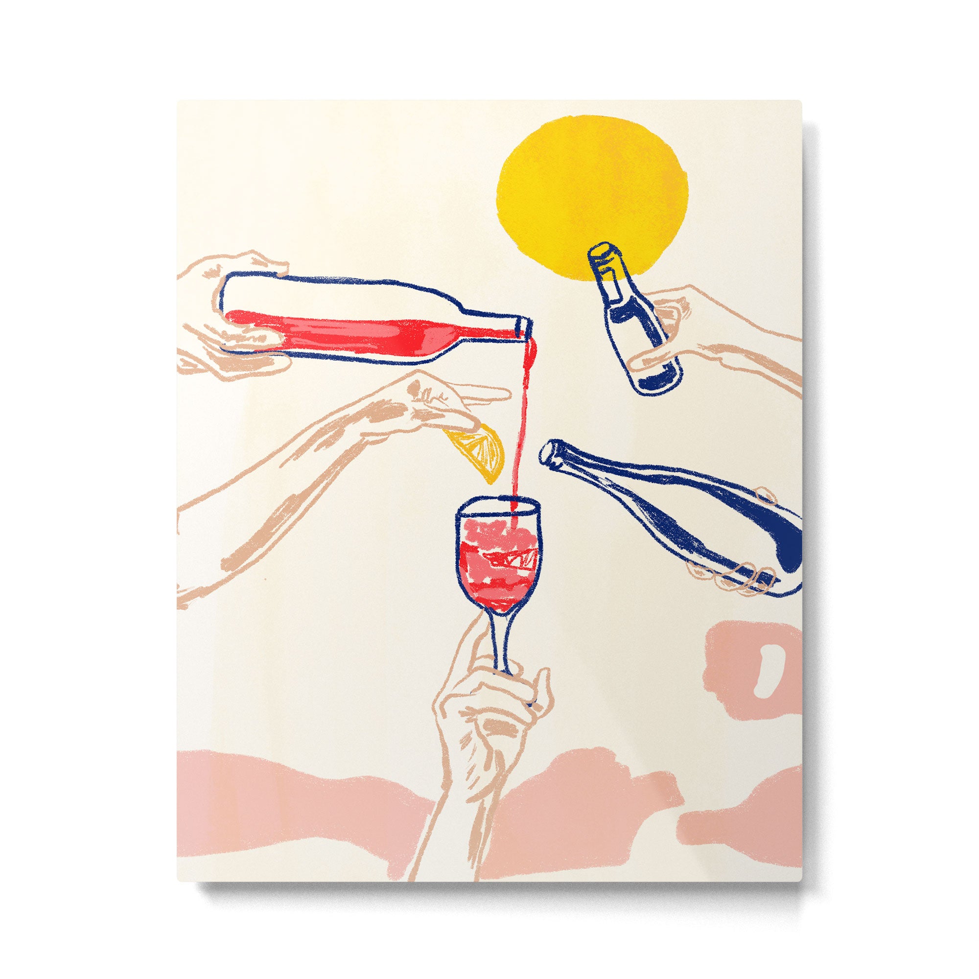 Sunset Cheers Metal Print Gallery Image 6