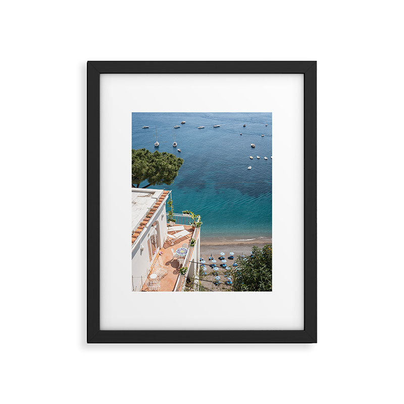 Above the Amalfi Sea Framed Art Print Gallery Image 5