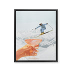 Apres Ski Cocktail Collage Winter Edition Framed Canvas Print Gallery Image 6
