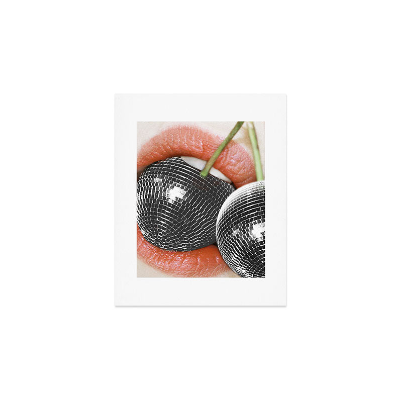 BITE me | Disco Cherry & Lips  Art Print Gallery Image 1