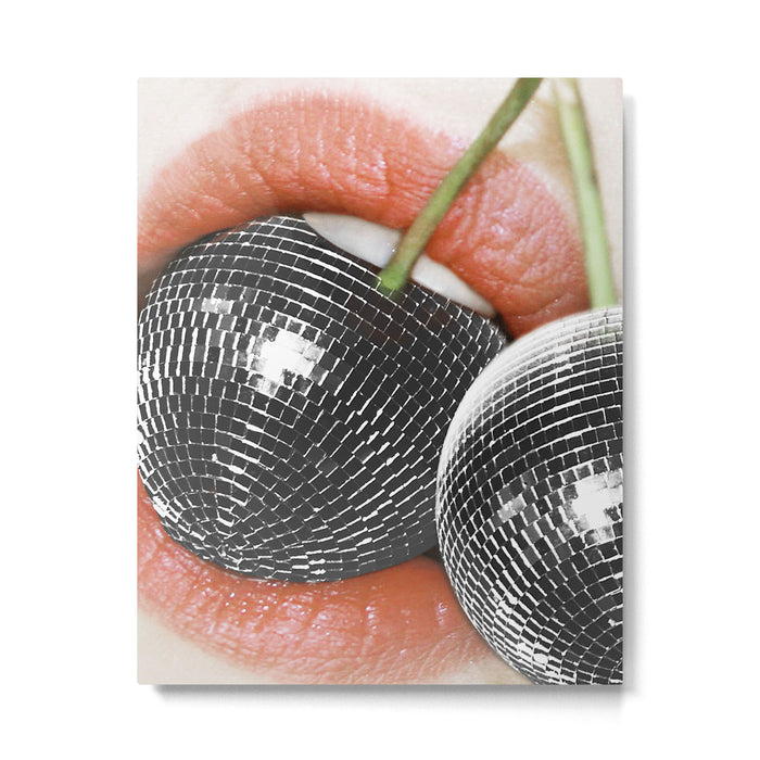 BITE me | Disco Cherry & Lips  Metal Print Gallery Image 1