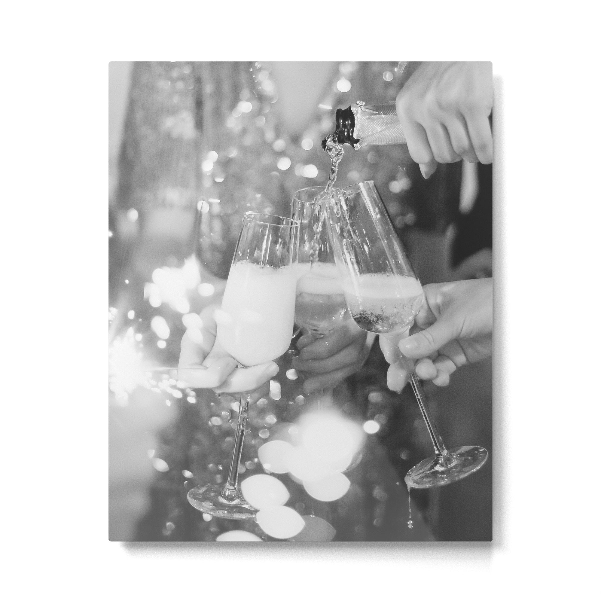 CHEERS - New Years Eve Party Metal Print Gallery Image 4
