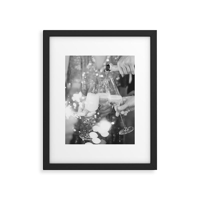 CHEERS - New Years Eve Party Framed Art Print Gallery Image 5