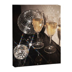 Disco Glam Champagne Dreams Shimmering Reflections  Canvas Print Gallery Image 6