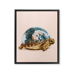 DISCO TURTLE Framed Canvas Print Gallery Image 6