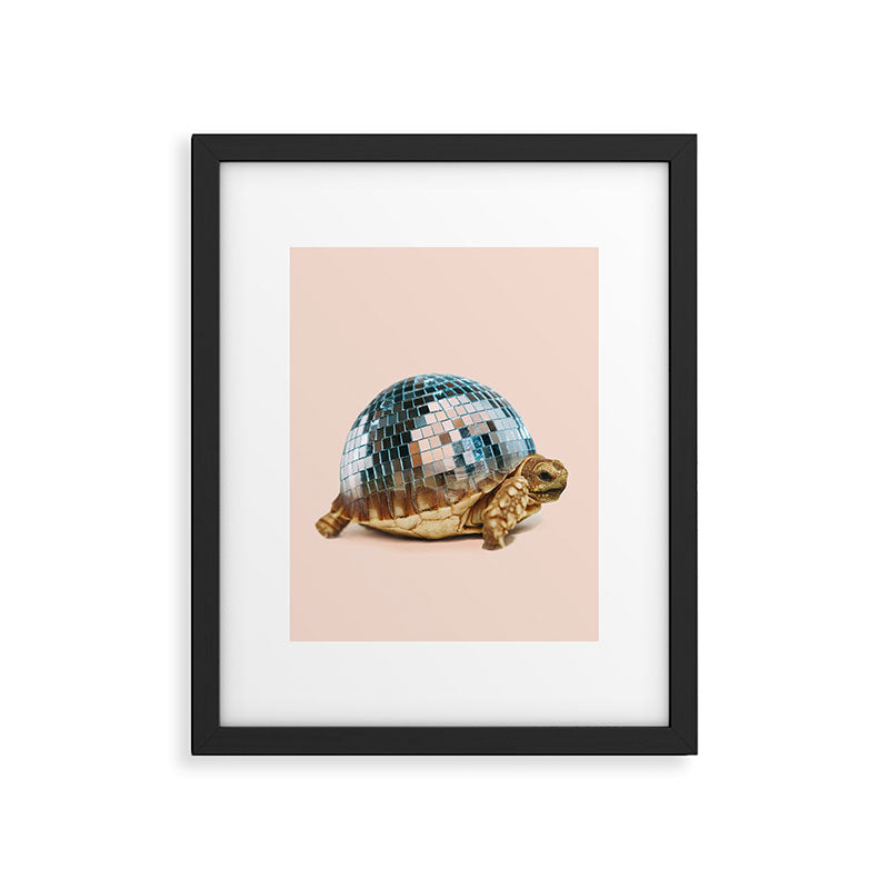 DISCO TURTLE Framed Art Print Gallery Image 5