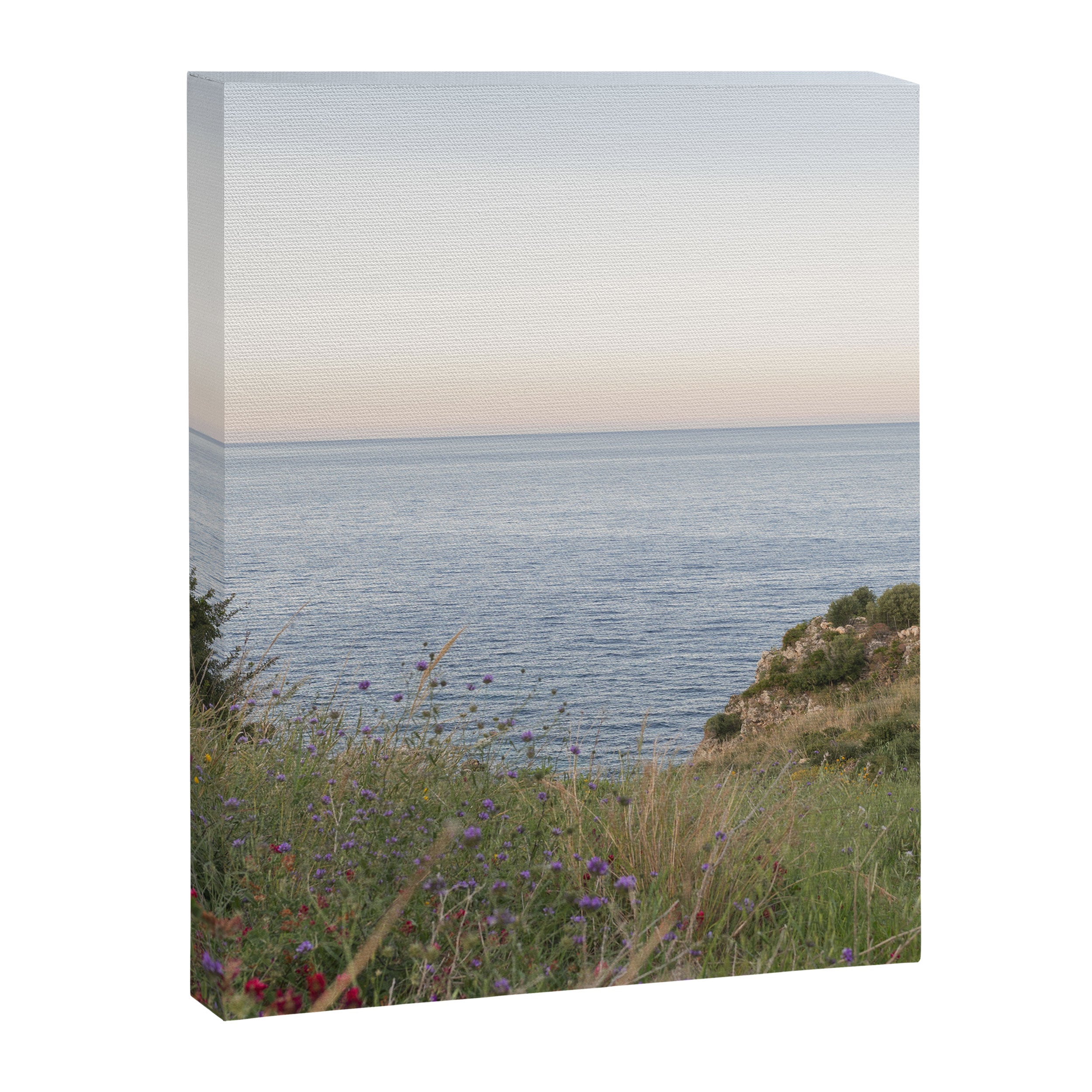 Dreamy Sicilian Sunset - Beautiful Scopello Photo Art Print - Italy Travel Photography - Photograph Canvas Print Gallery Image 8