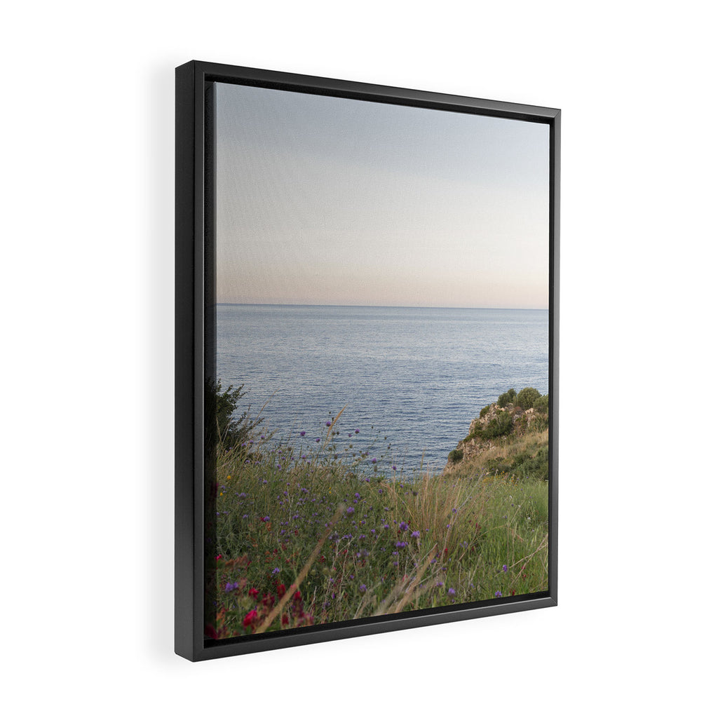 Dreamy Sicilian Sunset - Beautiful Scopello Photo Art Print - Italy Travel Photography - Photograph Framed Canvas Print Gallery Image 2