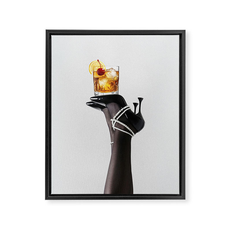 Fashionable Drink Framed Canvas Print Gallery Image 6