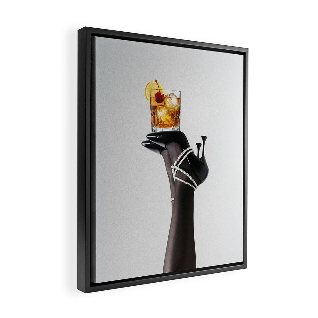 Fashionable Drink Framed Canvas Print Gallery Image 2