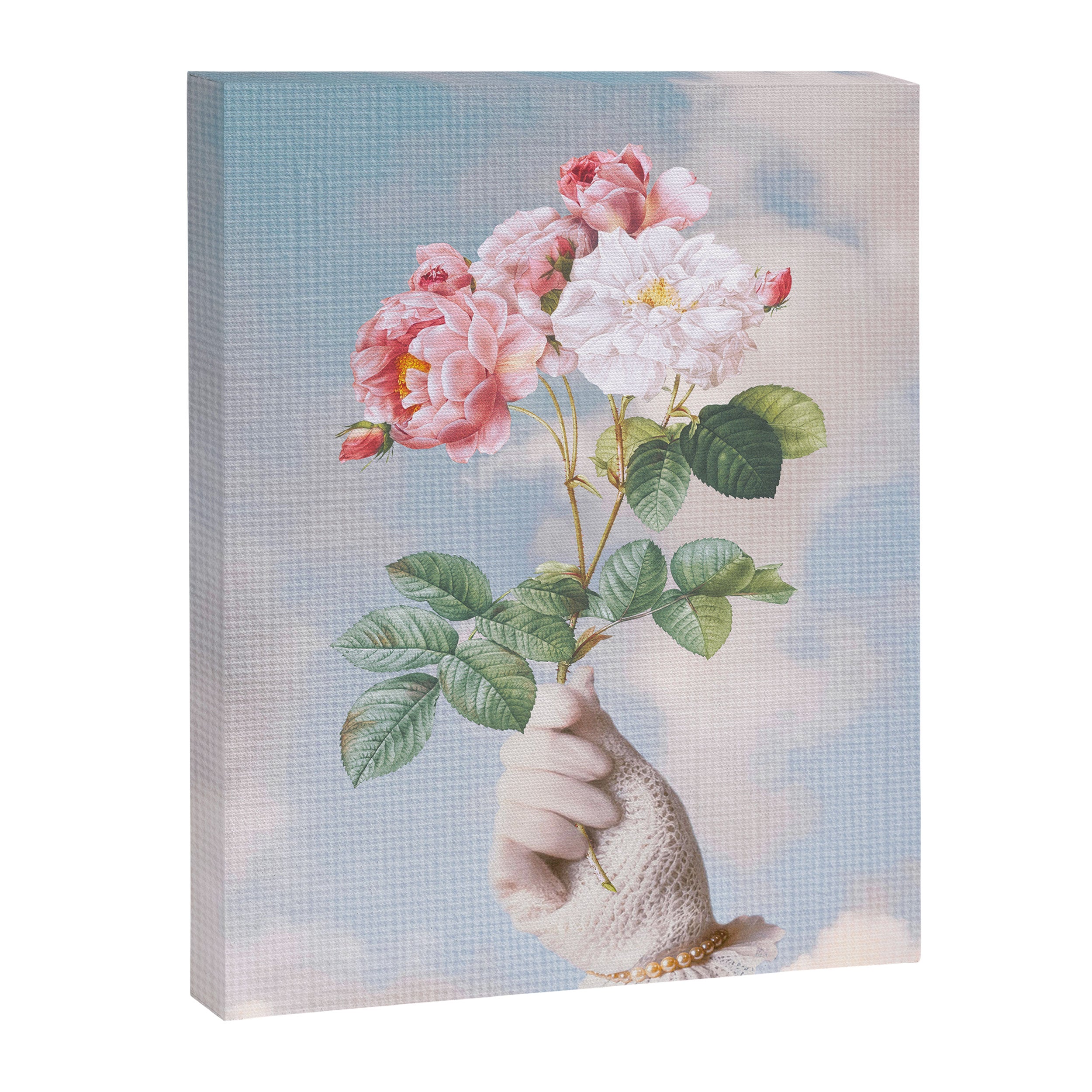 Floral Lady Canvas Print Gallery Image 6
