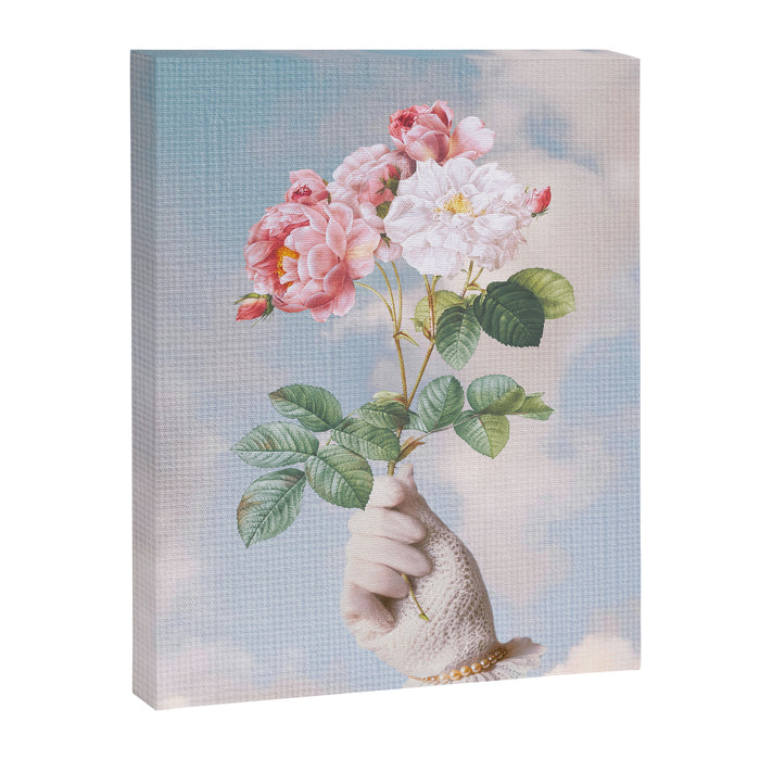 Floral Lady Canvas Print Gallery Image 1