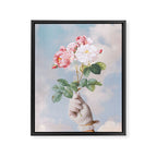 Floral Lady Framed Canvas Print Gallery Image 6