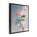 Floral Lady Framed Canvas Print Gallery Image 2