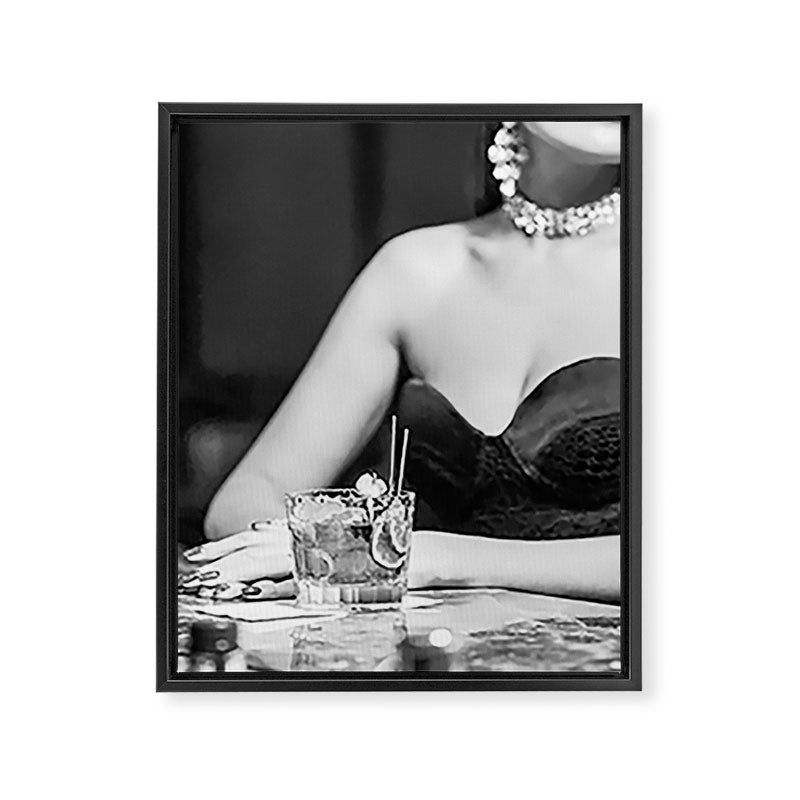 Glamour Girl  Framed Canvas Print Gallery Image 6