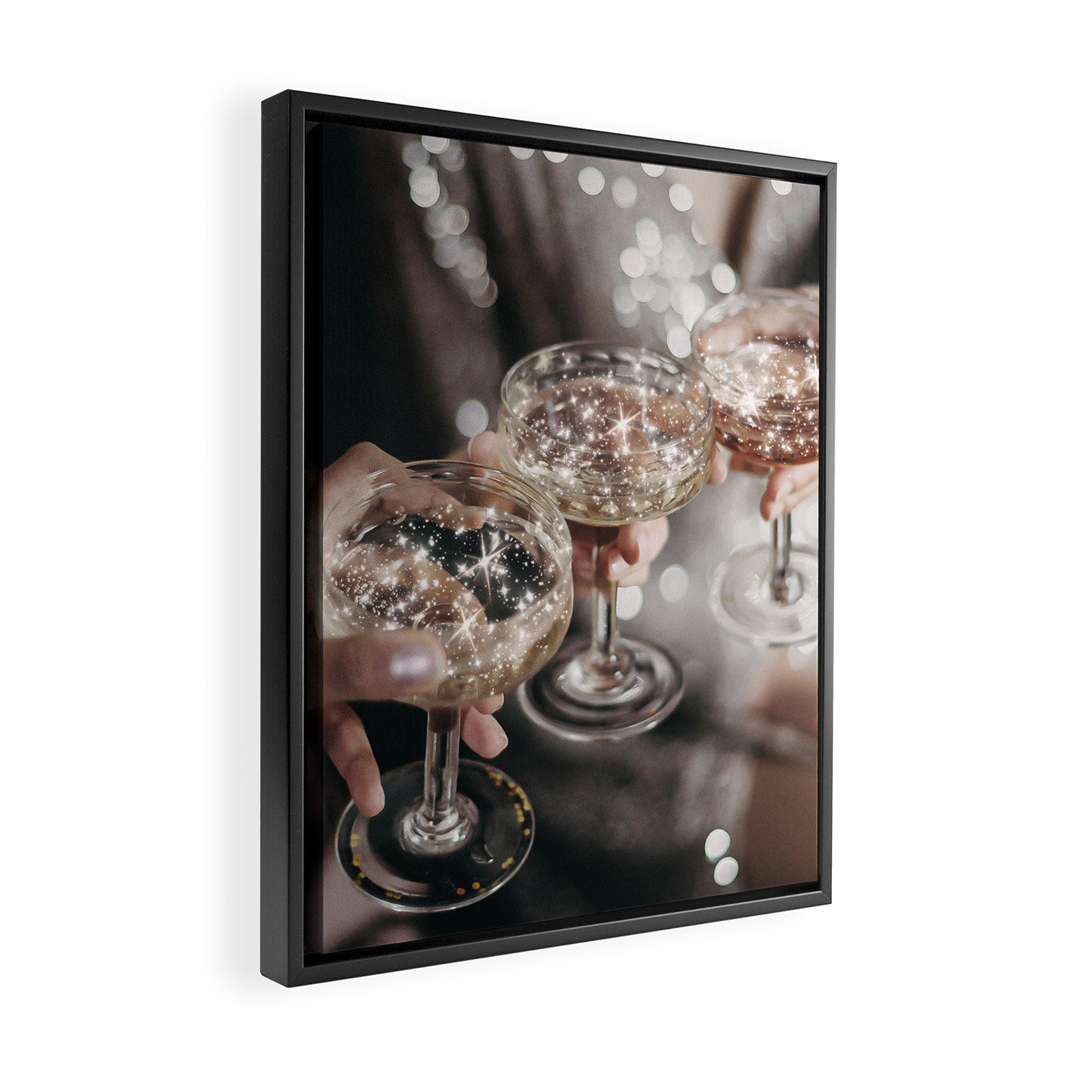 GLAMOUR PARTY Framed Canvas Print Gallery Image 2