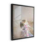 Glitz Glam Disco Ball Framed Canvas Print Gallery Image 2