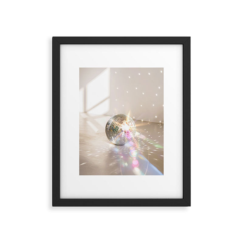 Glitz Glam Disco Ball Framed Art Print Gallery Image 5