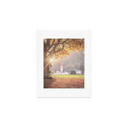 Golden Light and Silence Autumn Chapel in South Tyrol  Art Print Gallery Image 1