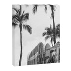 Hawaiian Surfboards - Black And White Surf Photography - Beach Photo Print - Surfboard Photograph Canvas Print Gallery Image 6