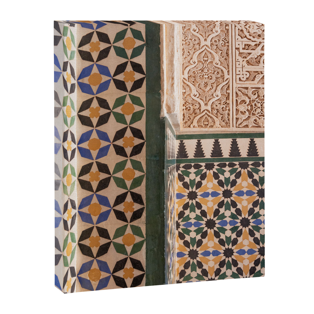 Historical Tiles - Alhambra Granada Spain Canvas Print Gallery Image 8