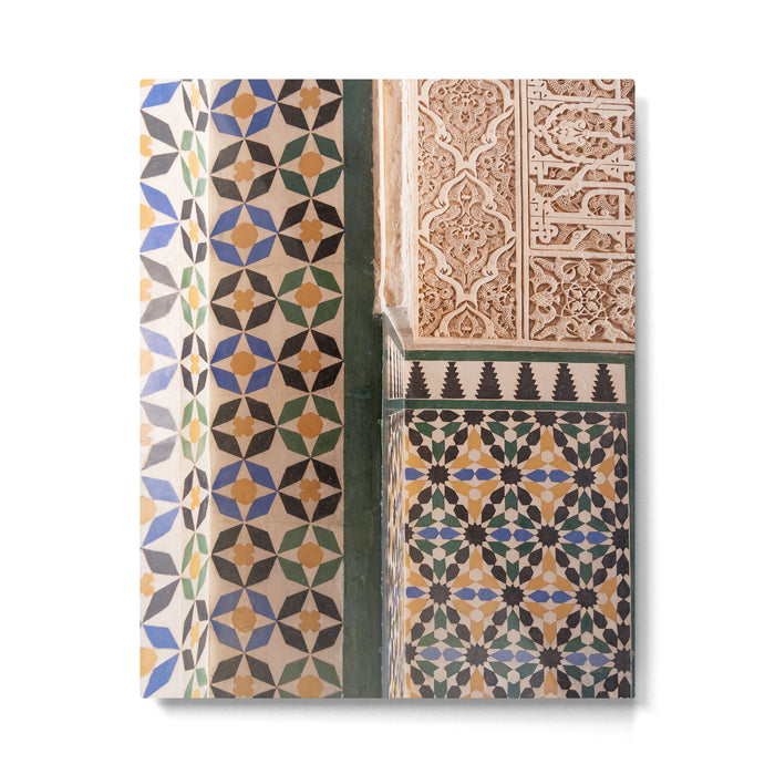 Historical Tiles - Alhambra Granada Spain Metal Print Gallery Image 1