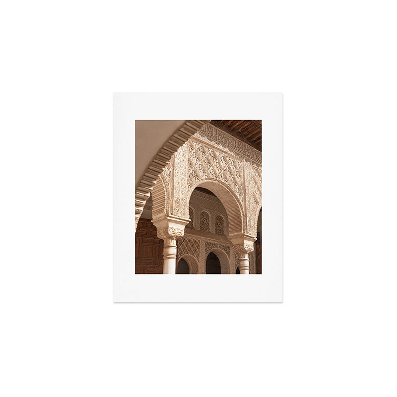Islamic Architecture - Alhambra Granada Spain Photography Art Print Gallery Image 1