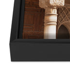Islamic Architecture - Alhambra Granada Spain Photography Framed Canvas Print Gallery Image 3