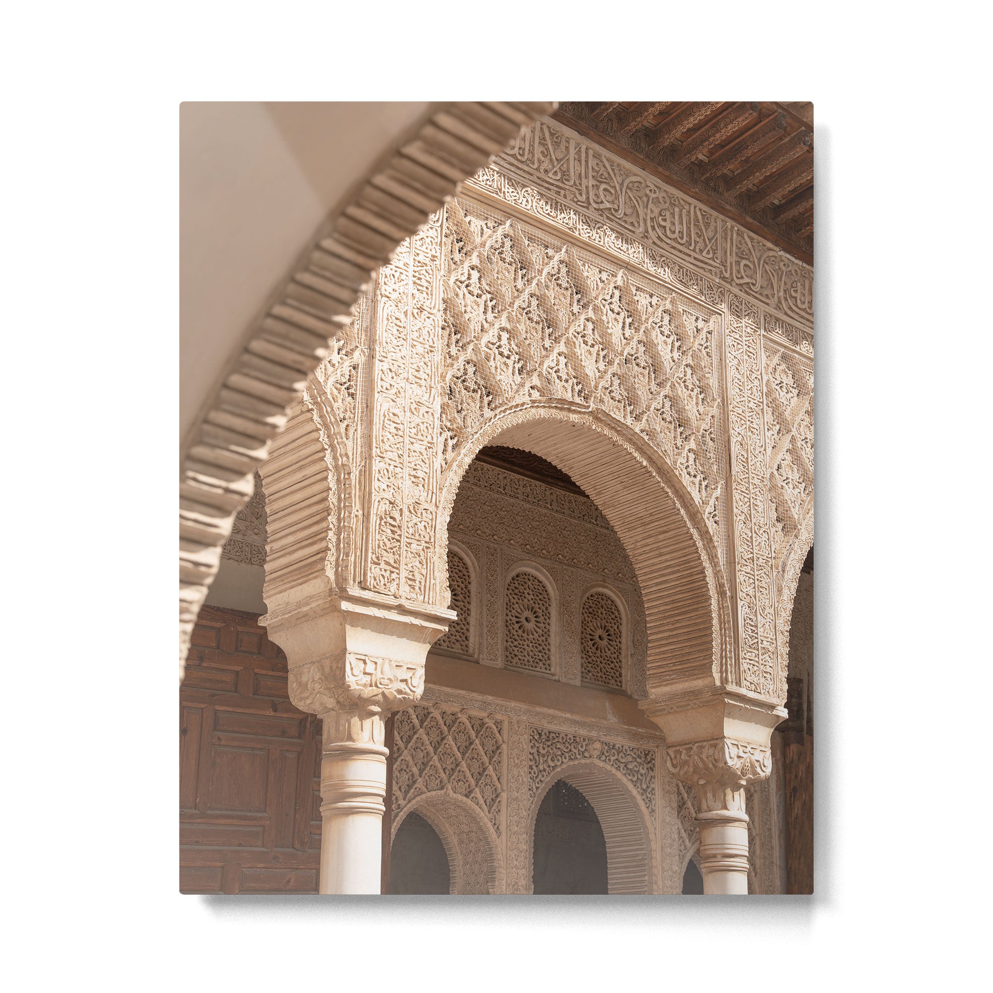 Islamic Architecture - Alhambra Granada Spain Photography Metal Print Gallery Image 4