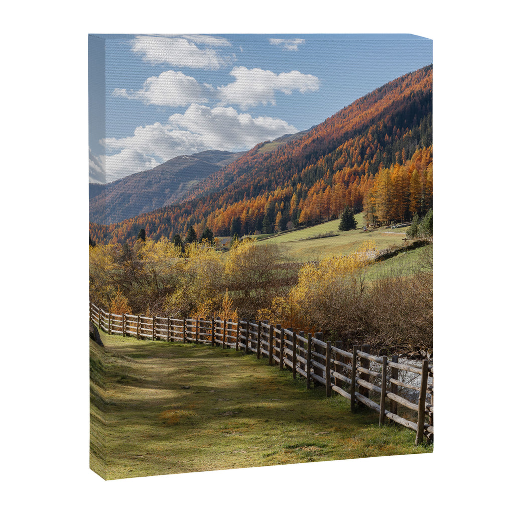 Italian Dolomites in Autumn Travel Photography Canvas Print Gallery Image 6