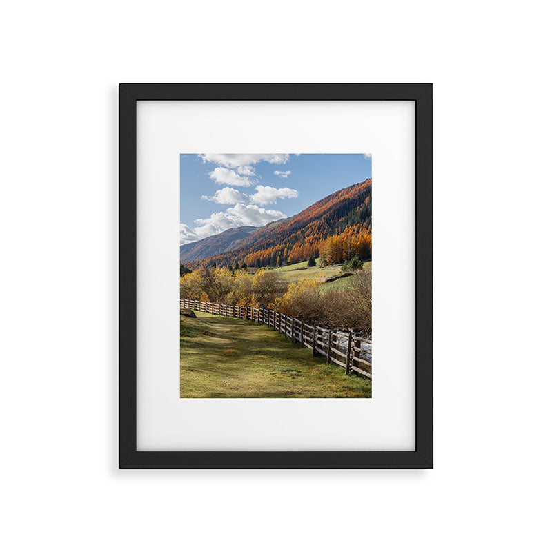 Italian Dolomites in Autumn Travel Photography Framed Art Print Gallery Image 5