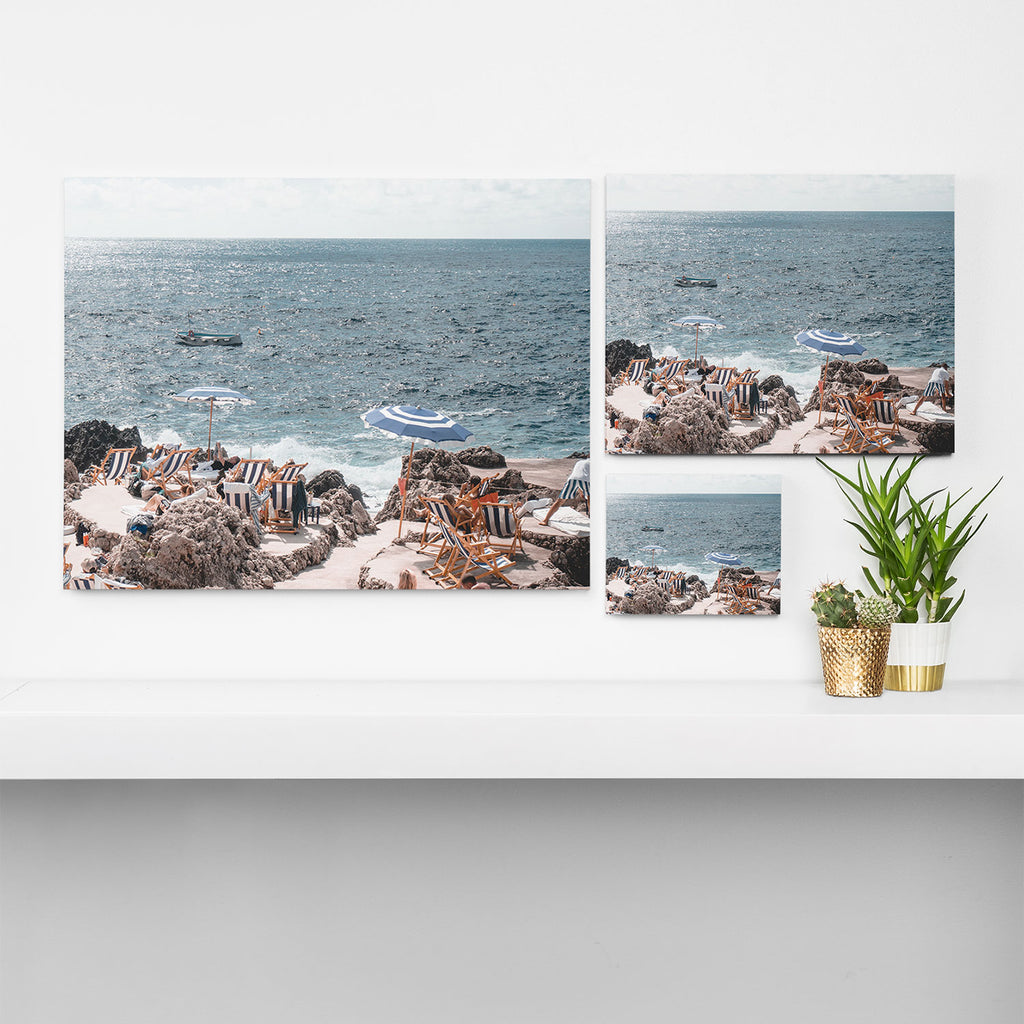 La Fontelina Beach Club, Capri Italy Canvas Print Gallery Image 3