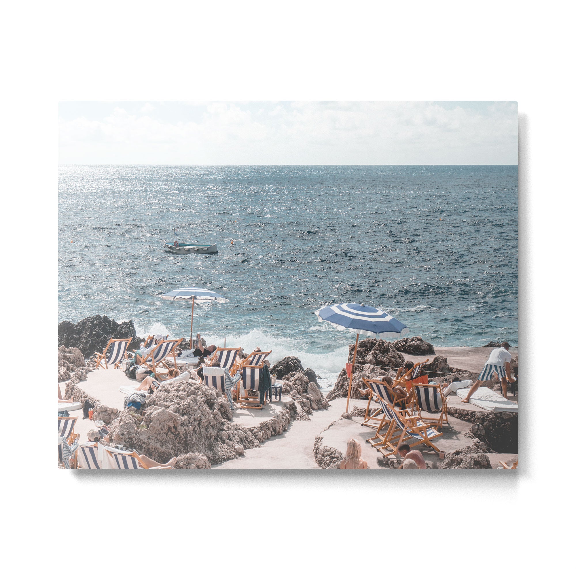 La Fontelina Beach Club, Capri Italy Metal Print Gallery Image 6