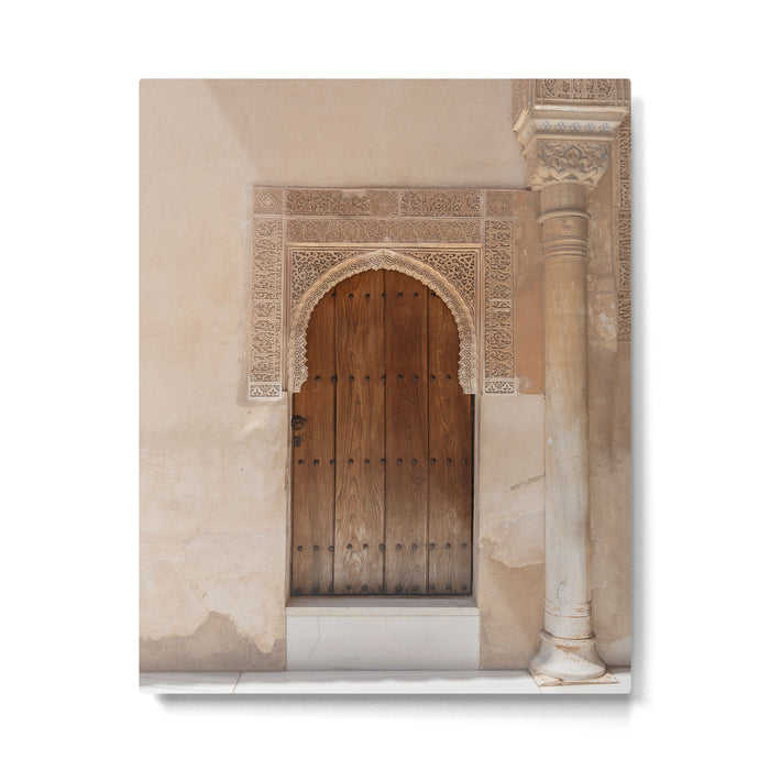 Majestic Alhambra Door - Granada Spain Metal Print Gallery Image 1