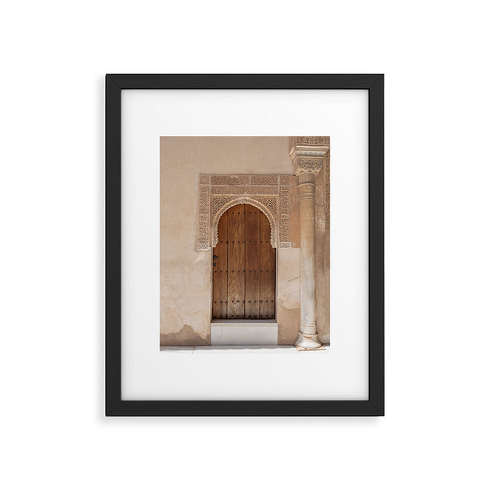 Majestic Alhambra Door - Granada Spain Framed Art Print Gallery Image 1