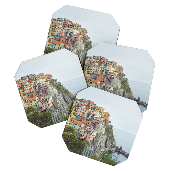 Manarola Cinque Terre Italy Travel Photography Coaster Gallery Image 1