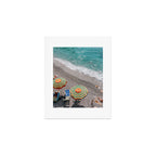 Monterosso Al Mare - Italy Europe Travel Photography - Summer Holiday Beach Umbrella Photo Art Print - Coastal Getaway Art Print Gallery Image 1