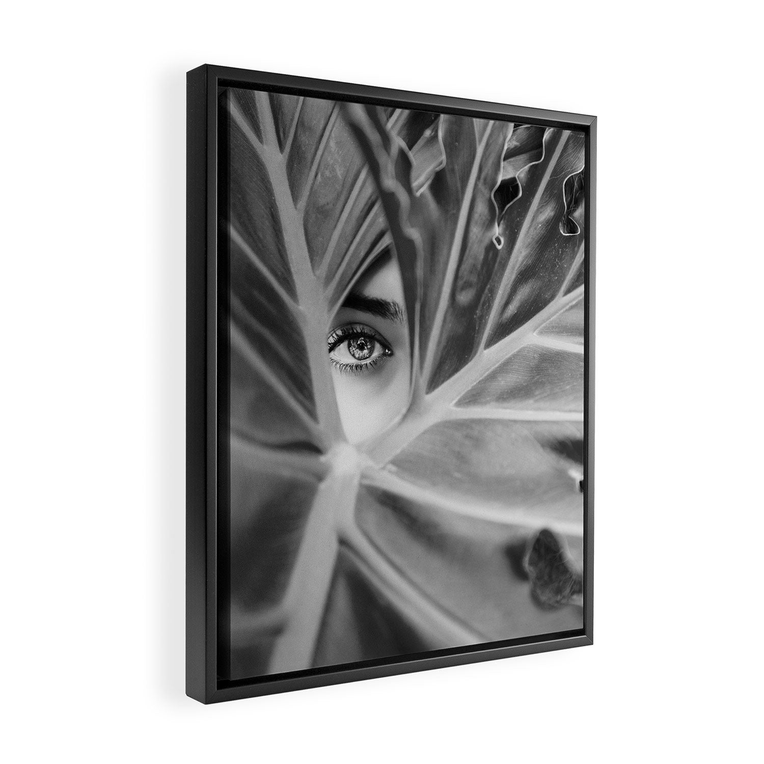 Mysterious Girl Framed Canvas Print Gallery Image 2
